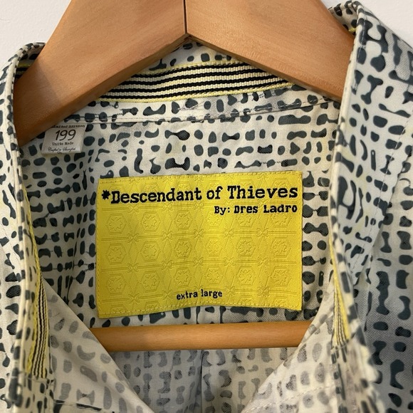 Descendant Of Thieves Other - Descendant of Thieves Limited Edition Shirt XL Dot Print Short Sleeve Art Rare